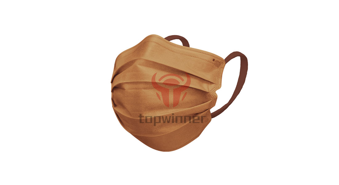 Disposable Morandi mask (coffee color)
